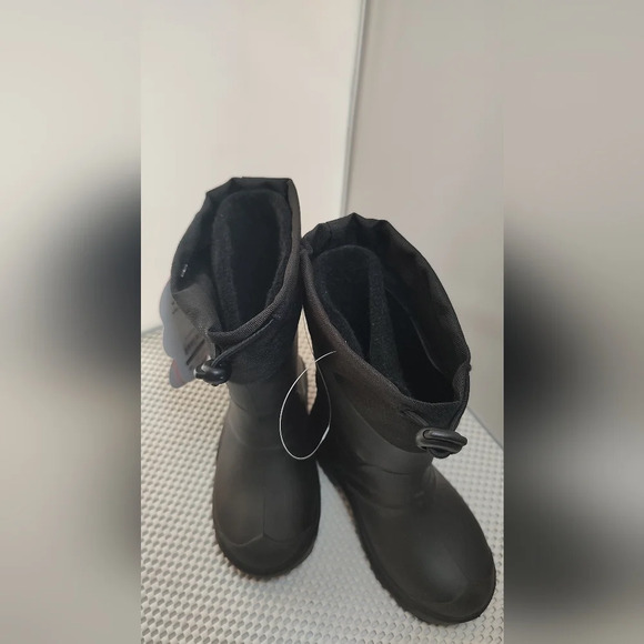 Little kids winter boots Boys Size 7 String closure Waterproof slip resistant - Picture 6 of 7